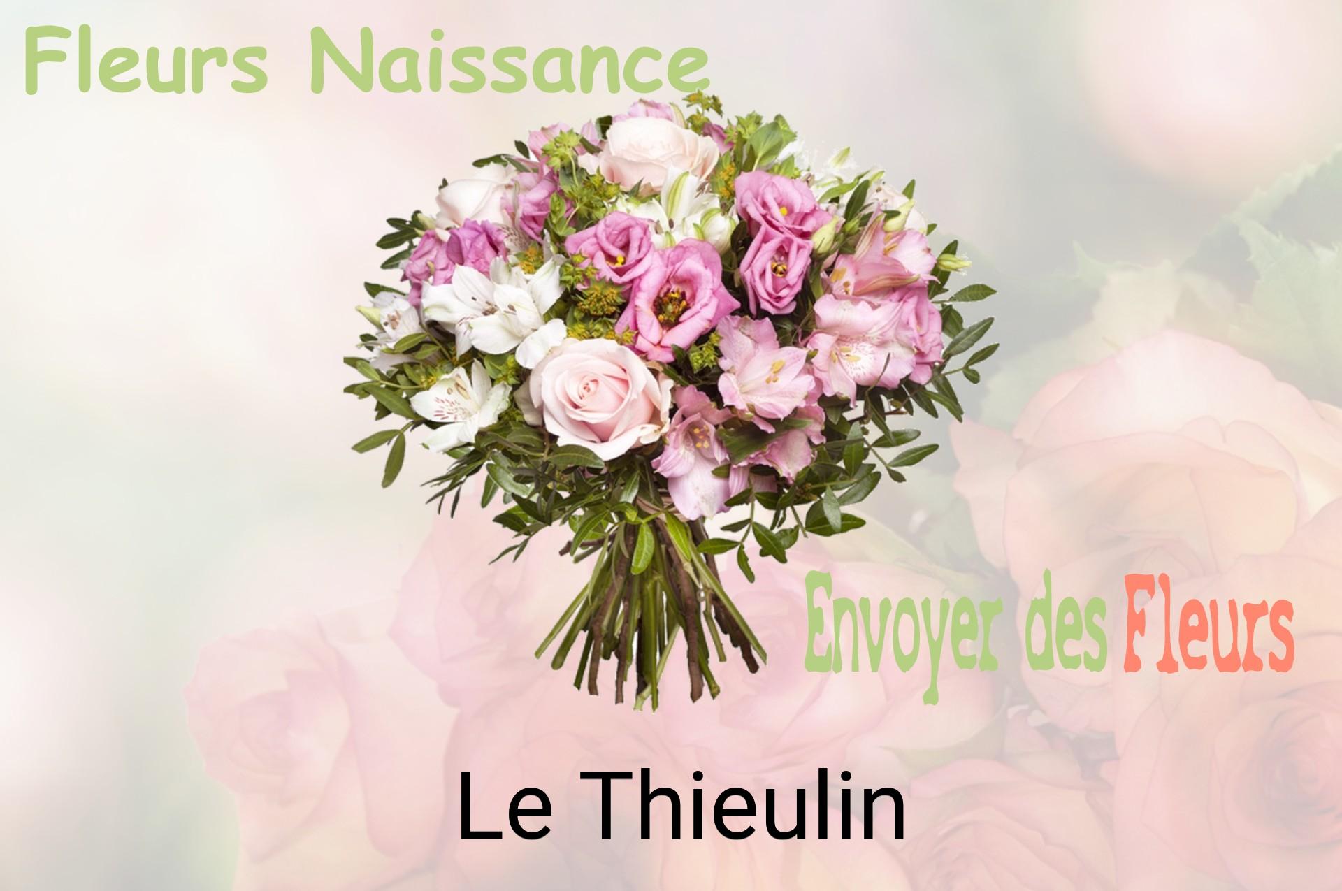 Bouquet de fleurs de naissance livré à Le Thieulin